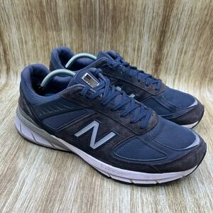 New Balance 990v5 Men's Size 12 2E Wide Shoes Navy Suede Sneakers M990NV5